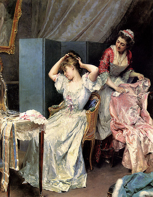 La Toilette by Raimundo de Madrazo y Garreta, c. 1890 – c. 1900