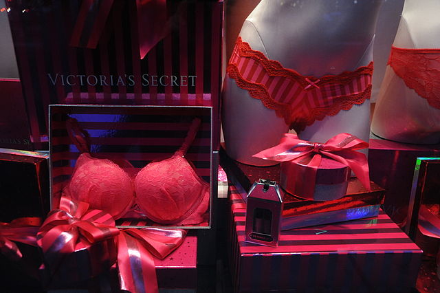 Victoria's Secret lingerie, store display in Seattle in 2008