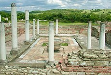 Remains of the 4th-century Felix Romuliana imperial palace at Gamzigrad (2008).jpg