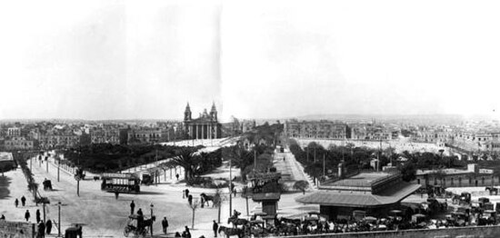 Panorama of Floriana by Richard Ellis, ca. 1900