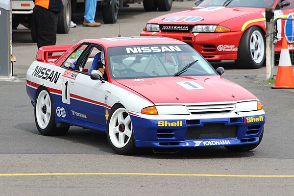 The race-winning Nissan Skyline GT-R of Jim Richards and Mark Skaife, pictured in 2015.