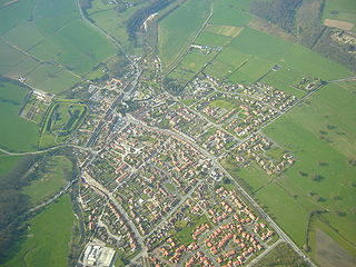 Helmsley town in North Yorkshire, England