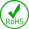 Esempio di marchio ecologico RoHS (non esiste un logo unico o ufficiale)