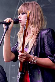 Ruth Radelet, musician and singer, Chromatics Ruth Radelet live 2013.jpg