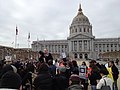 Protes di Civic Center San Francisco, California