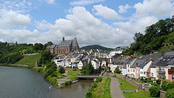 Skyline of Saarburg