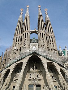 Templo Expiatorio de la Sagrada Familia en Barcelona