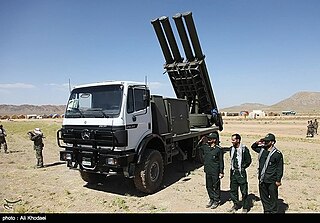 <span class="mw-page-title-main">Fajr-5</span> Iranian long-range multiple launch rocket system