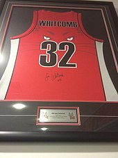 Whitcomb's worn playing singlet from the 2016 WNBL Grand Final Sami Whitcomb singlet.jpg