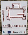 Plano de la planta del castillo