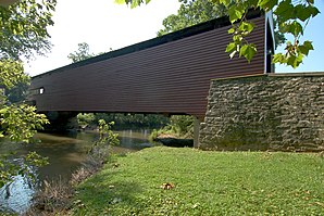 Schenck's Mill Covered Bridge in Rapho Township