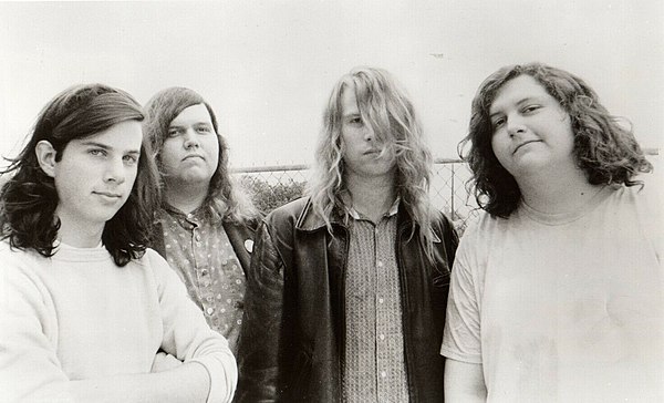 Lanegan (middle right) with Screaming Trees in the 1980s