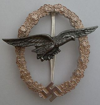 <span class="mw-page-title-main">Glider Pilot Badge</span> Award