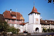 The Lucerne gate (Luzernertor) at the entrance to Sempach Sempach Luzernertor.jpg