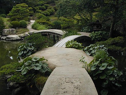 Bridges in Shukkei-en Garden, Hiroshima