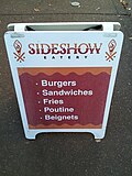 Thumbnail for File:Sideshow Eatery sign, Portland (2013).jpg