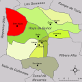 Розташування муніципалітету у комарці Оя-де-Буньйоль