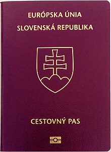 A Slovak passport Slovak passport biometric.jpg