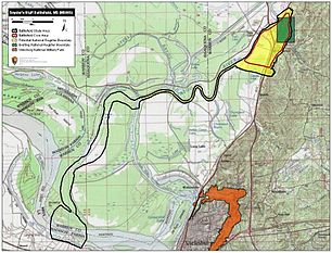 Map of Snyder's Bluff Battlefield core and study areas by the American Battlefield Protection Program. Snyder's Bluff Battlefield Mississippi.jpg