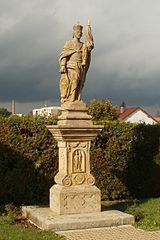 Statue of Saint Wenceslaus in Chlumec nad Cidlinou