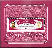 1981 Stamp of Seychelles celebrating the royal wedding