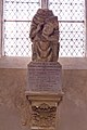 Statue de Saint Denis de l'église Saint-Denis (Pierrefitte-en-Auge, Calvados, France).jpg