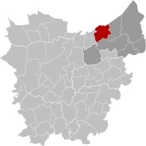 Stekene East-Flanders Belgium Map.svg