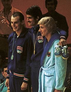 Steve Genter, Mark Spitz, Werner Lampe 1972, jpg