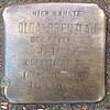 Stolperstein Curschmannstrasse 6 (Olga Prenzlau) itt: Hamburg-Eppendorf.JPG