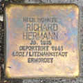 Stolperstein für Richard Hermann (Hauptstraße 195)