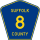 County Route 8-markering