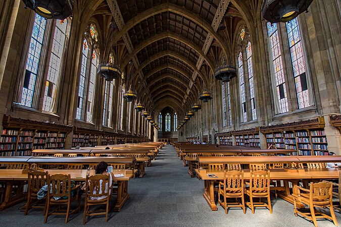 Suzzallo Library (1922–1926), University of Washington in Seattle, Charles Bebb and Carl F. Gould, architects