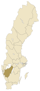 Västergötland – Localizzazione