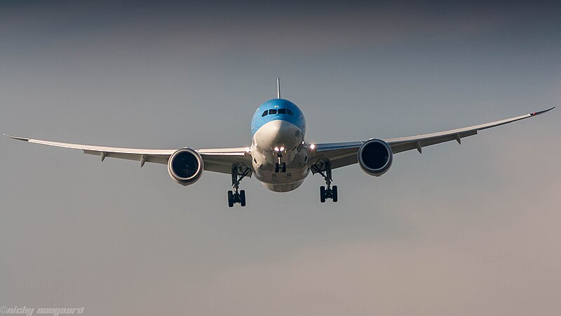 File:TUI NL 787-8 on short final for runway 06 (32869879451).jpg