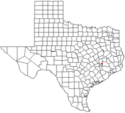 Location of Plantersville, Texas