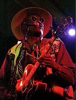 Taj Mahal performing at the 1997 North Sea Jazz Festival