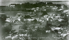 Takapuna Racecourse to the left. Takapuna Racecourse.png