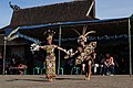 Bahasa Indonesia: Tari Punan Leto yang ditampilkan dalam acara Festival Budaya Dayak Kenyah pada 18-20 Juni 2018 di halaman Lamin Adat Pemung Tawai kelurahan Budaya Pampang, Kota Samarinda, Kalimantan Timur.