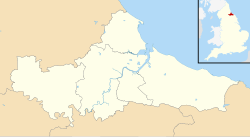 Tees Valley shown within England