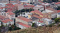 Panorama della città bassa (piazza Garibaldi) dal tempio di Giove Anxur.