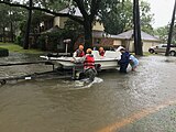 Garda Nasional Texas mengirimkan bantuan selama Badai Harvey 2017