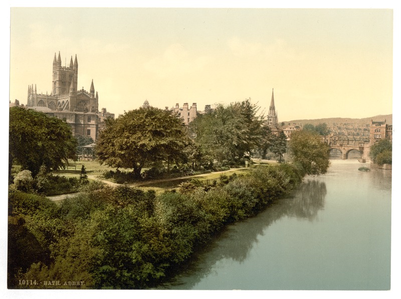 File:The Abbey, from the bridge, Bath, England-LCCN2002696365.tif