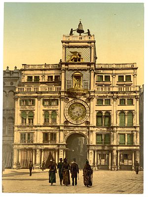 Venezia Torre Dell'orologio: Storia, Descrizione, I temperatori