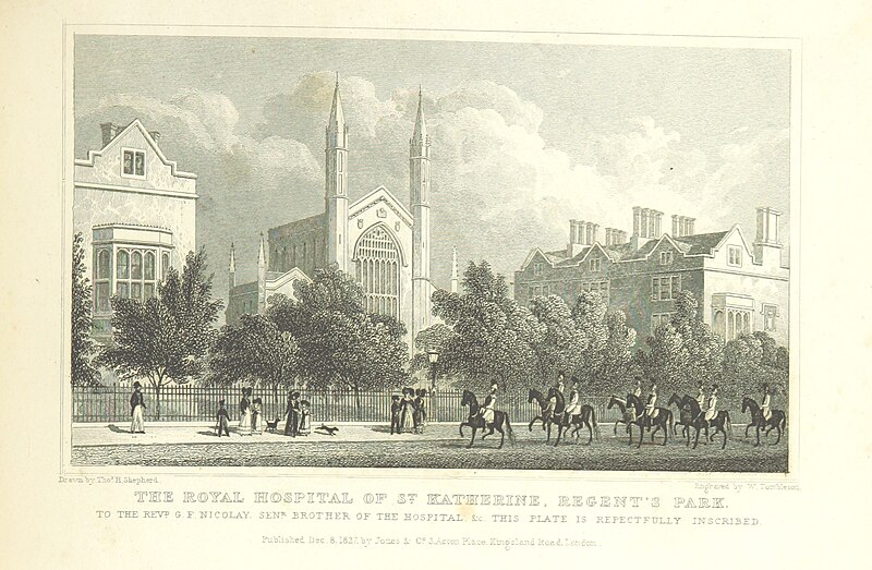 File:The Royal Hospital of St Katherine, Regent's Park - Shepherd, Metropolitan Improvements (1828), p285.jpg