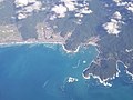 定期旅客便から撮影した熊野市海岸線（三重県熊野市）