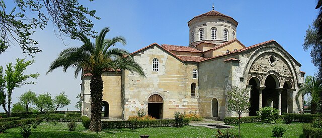 The Hagia Sophia church of Trebizond, which was converted from a museum to mosque in 2013.