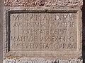 Inscription of Marcus Appuleius on the apse