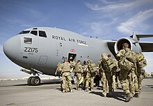 UK troops leaving Afghanistan in 2014 UK Troops Leaving Afghanistan MOD 45158169.jpg