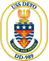 USS Deyo (DD-989) crest.png