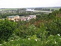 Halyč vista da un punto panoramico sopraelevato